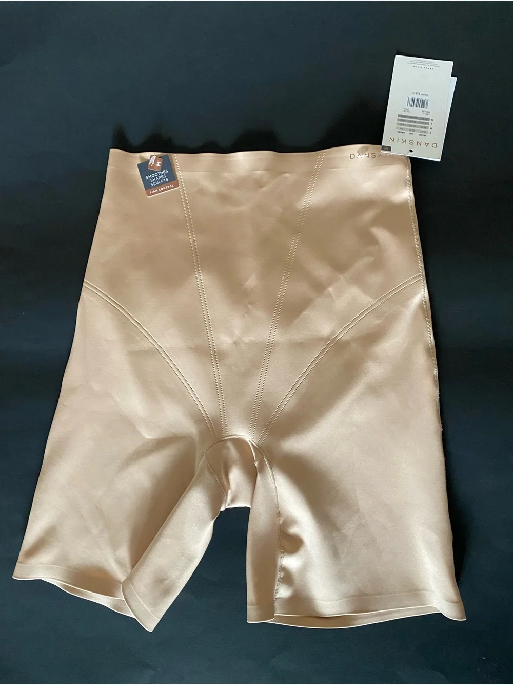 SPANX Women Sculpting Mid-Thigh Shaping Shorts in Nude